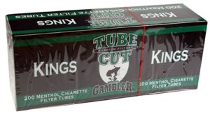 menthol cigarette tubes boxes