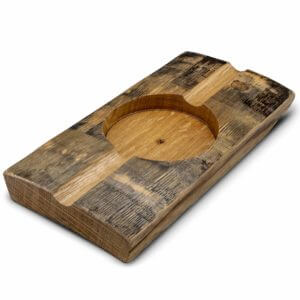 Briar and Oak Bourbon Barrel Stave Cigar Ashtray