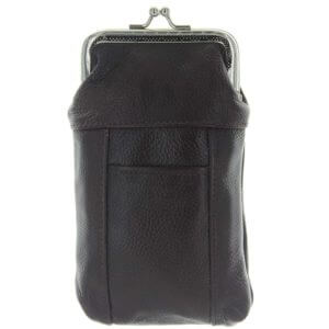 Womens Leather Cigarette Case & Lighter Holder