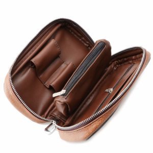 Scotte PU Leather Tobacco Smoking Wood Pipe Pouch case