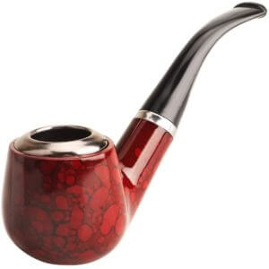 Scotte Captain Tobacco Pipe Red Smoking Pipe