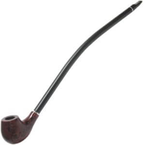 Gstar 16 Long Pear Wood Churchwarden Wooden Pipe with Cleaning Tool Kit and Gift Box