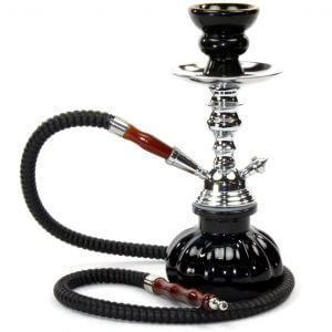 Glass Hookah Shisha Nargila + Tongs + All Rubber Garments. Comes Ready to Use