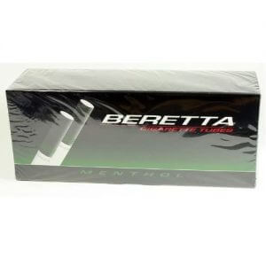 Beretta Menthol King Size Cigarette Tubes (200ct per Box - 5 Boxes)